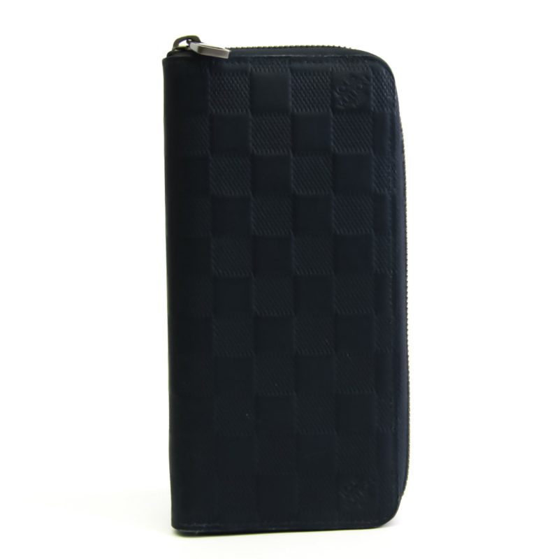 Louis Vuitton Damier Infini Zippy Wallet Vertical N63549 Men's Damier Infini Long Wallet (bi-fold) Cosmos - Logoexplore