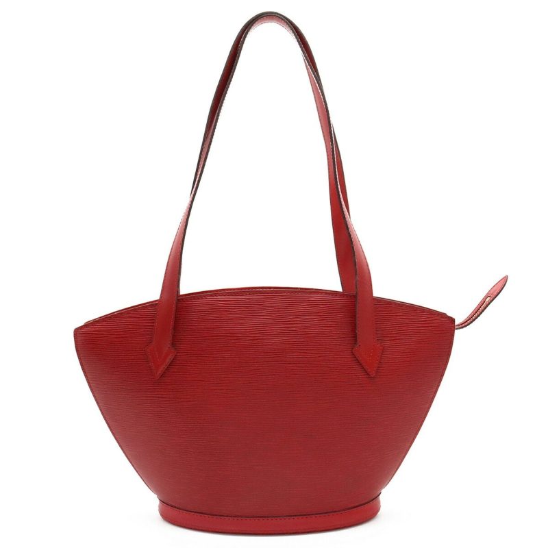 LOUIS VUITTON Epi Saint-Jacques Poigner Long Tote Bag Shoulder Leather Castilian Red M52337 - Logoexplore