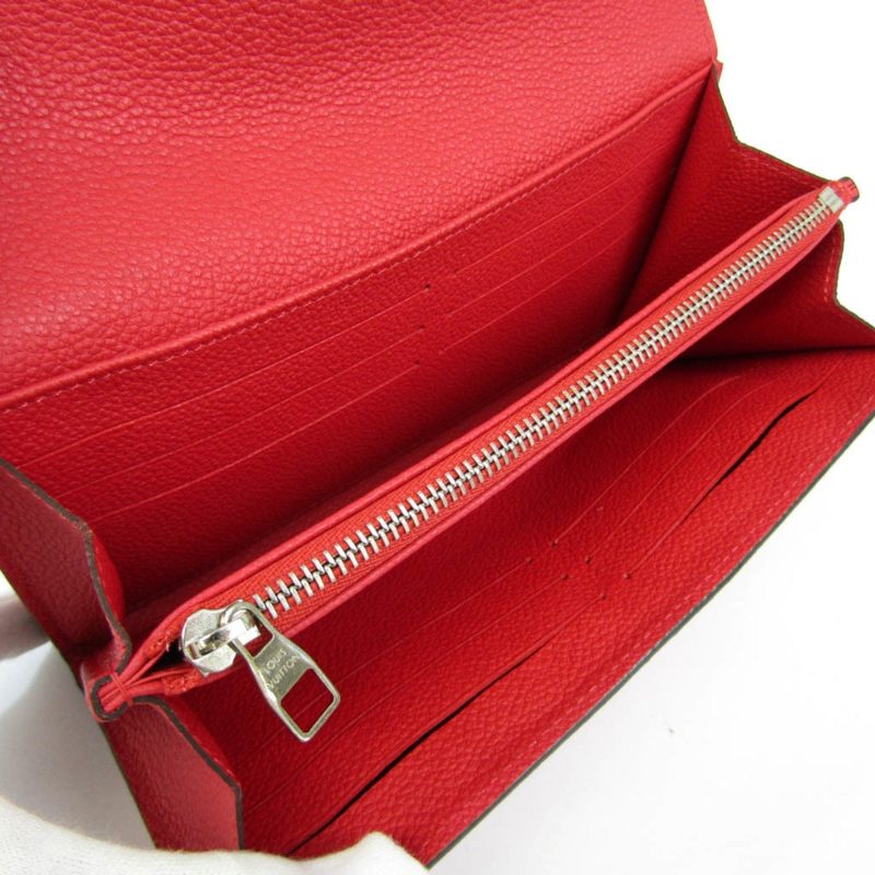 LOUIS VUITTON Empreinte Sarah Wallet M61181 Women's Leather Long Wallet [bi-fold] Cerise - Logoexplore - Image 3