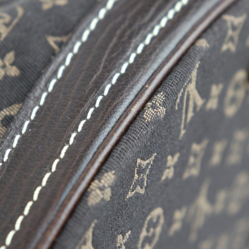 LOUIS VUITTON Bucket PM Tote Bag M95226 Monogram Minilan Leather Dark Brown Gold Hardware Shoulder - Logoexplore - Image 5