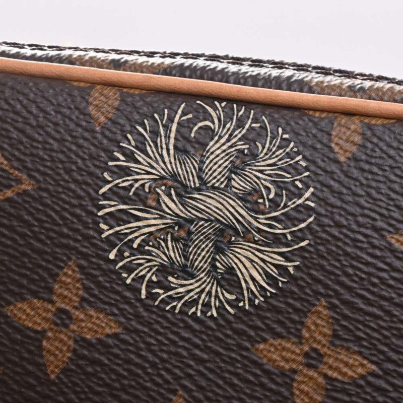 LOUIS VUITTON Christopher Nemeth Collaboration Monogram Pochette Volga Clutch Bag Second M61323 Brown Women's - Logoexplore - Image 9