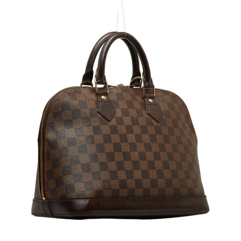 LOUIS VUITTON Damier Alma Handbag N51131 Brown PVC Leather Women's - Logoexplore - Image 2