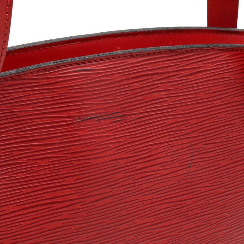 LOUIS VUITTON Epi Saint-Jacques Poigner Long Tote Bag Shoulder Leather Castilian Red M52337 - Logoexplore - Image 9