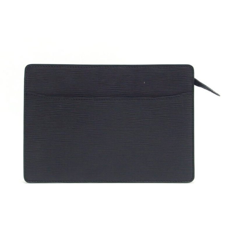 LOUIS VUITTON Epi Pochette Homme Clutch Bag Black M52522 - Logoexplore