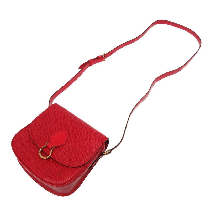 Louis Vuitton Epi Mini Saint-Cloud Castilian Red M52217 Shoulder Bag - Logoexplore - Image 5
