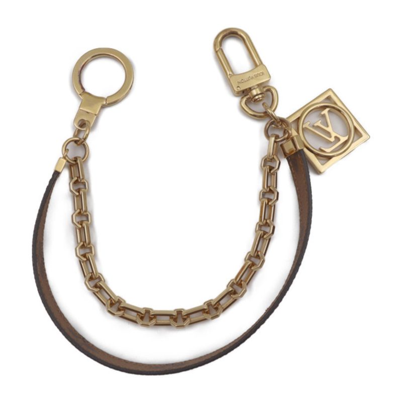 LOUIS VUITTON Chenne Dauphine Keychain M69553 Monogram Reverse Canvas Brown Gold Hardware Key Ring Bag Charm - Logoexplore - Image 2