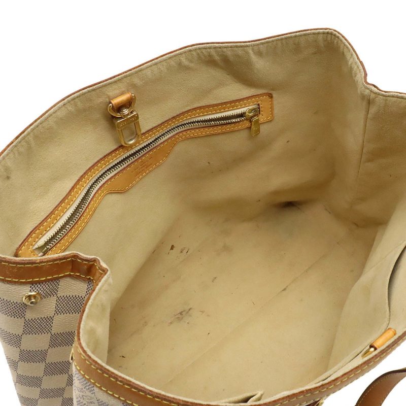 LOUIS VUITTON Damier Azur Hampstead MM Tote Bag Shoulder N51206 - Logoexplore - Image 5