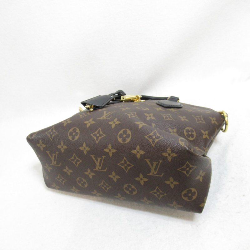 LOUIS VUITTON Flower Zipped Tote PM2wayShoulder Bag Brown Monogram PVC coated canvas M44351 - Logoexplore - Image 4