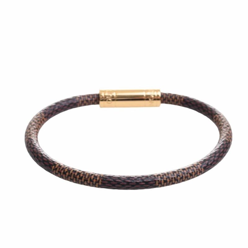 LOUIS VUITTON Damier Keep It Bracelet M8137 Brown Women's - Logoexplore