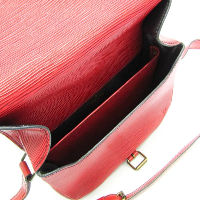 LOUIS VUITTON Epi Cartouchiere M52247 Women's Shoulder Bag Castilian Red - Logoexplore - Image 3