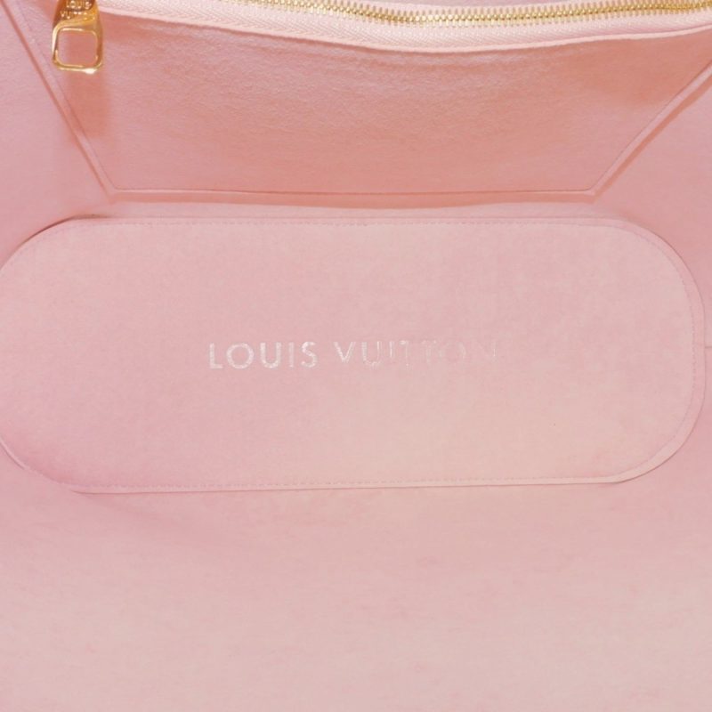 LOUIS VUITTON Handbag Girolatta Logo White 2WAY Shoulder Bag Damier Azur Rose Ballerine N41579 Women's - Logoexplore - Image 6