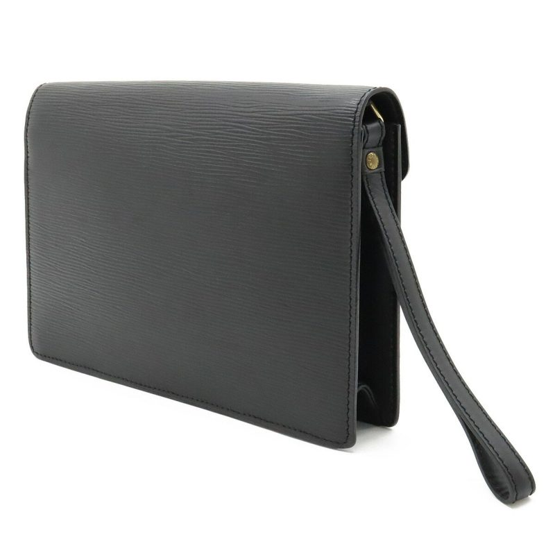 LOUIS VUITTON Epi Pochette Serie Dragonne Second Bag Noir Black Key Missing M52612 - Logoexplore - Image 2