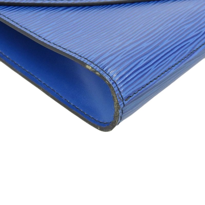 Louis Vuitton Epi Art Deco Second Bag Clutch Toledo Blue M52635 - Logoexplore - Image 5
