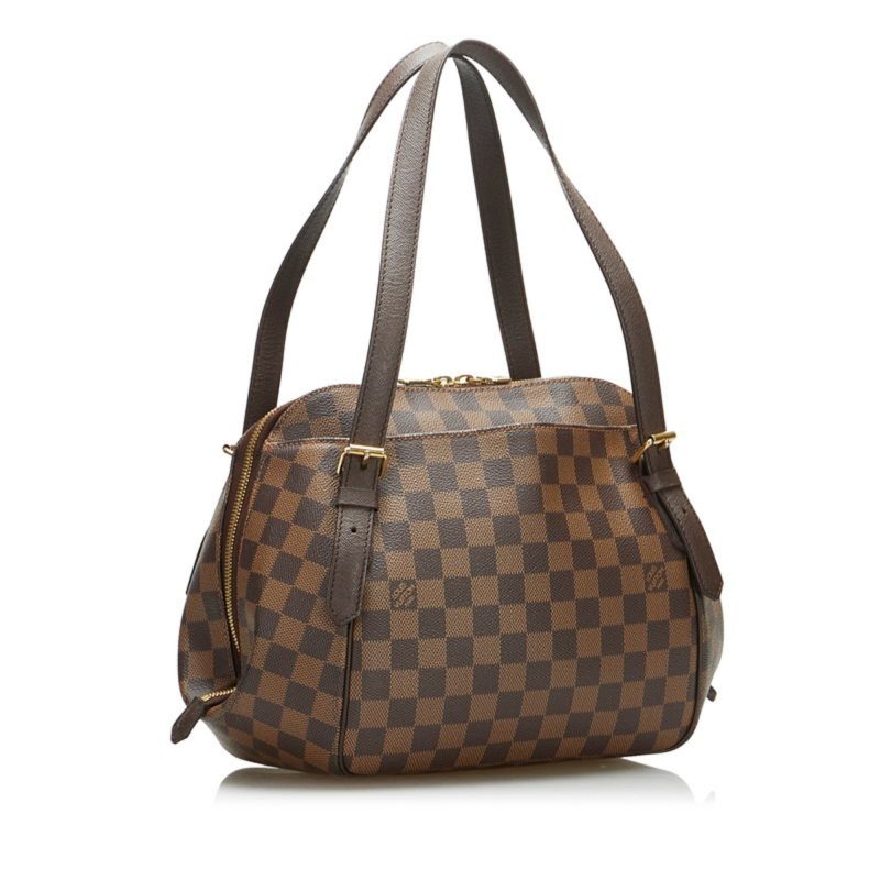 LOUIS VUITTON Damier Belem MM Handbag Shoulder Bag N51174 Brown PVC Leather Women's - Logoexplore - Image 2