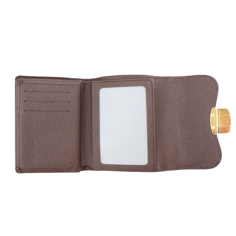 Louis Vuitton Damier Women's Damier Canvas Wallet (tri-fold) Brown - Logoexplore - Image 8