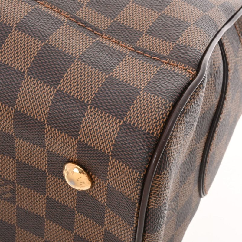 LOUIS VUITTON Damier Duomo Brown N60008 Women's Canvas Handbag - Logoexplore - Image 8