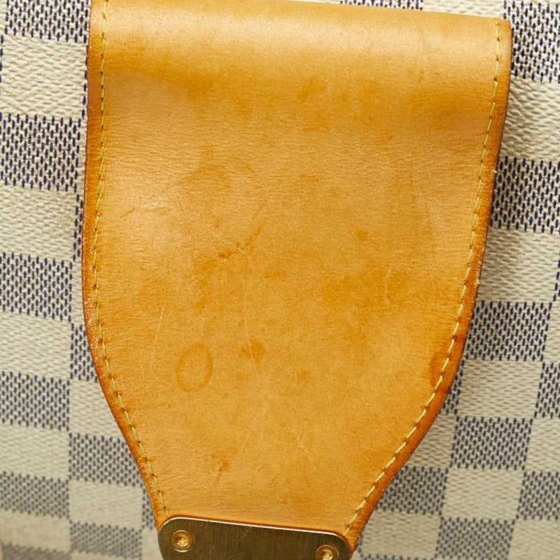 LOUIS VUITTON Damier Azur Streza PM Handbag Tote Bag N42220 White PVC Leather Ladies - Logoexplore - Image 8