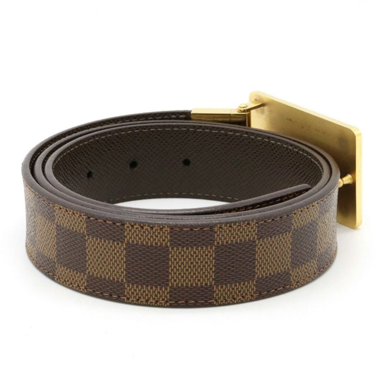 LOUIS VUITTON Damier Sainteur Enventour Belt Reversible #90 90/36 M9677U - Logoexplore - Image 2