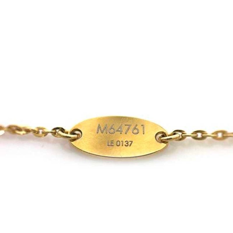 LOUIS VUITTON Bracelet Brasserie Lady Lucky Gold Red Silver M64761 Monogram GP LE0137 - Logoexplore - Image 8