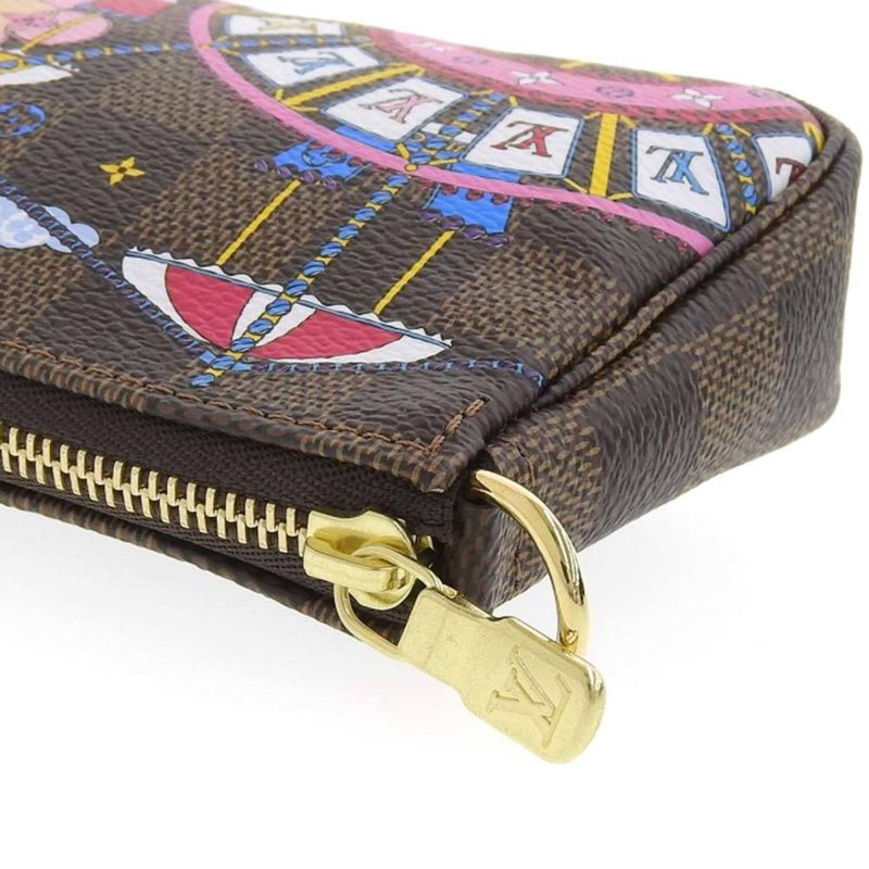 LOUIS VUITTON Damier Mini Pochette Accessoire Vivienne 2020 Holiday Collection N60402 - Logoexplore - Image 6