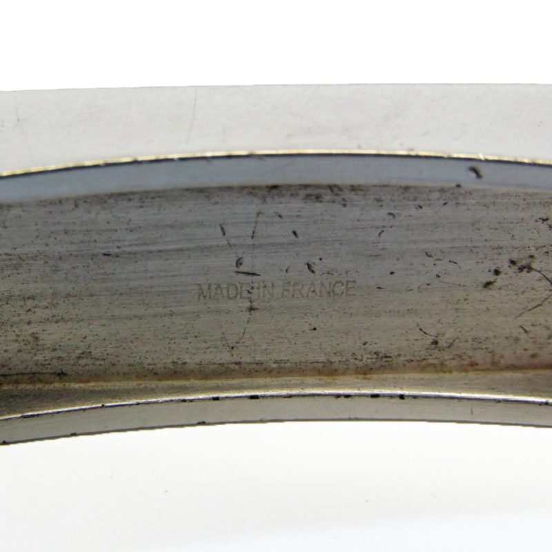 LOUIS VUITTON Damier Stainless Steel Bangle Silver - Logoexplore - Image 7