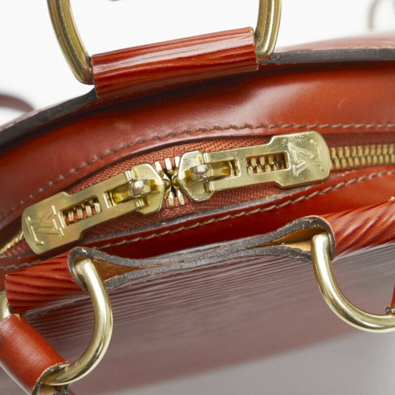 LOUIS VUITTON Epi Mabillon Backpack M52233 Kenya Brown Leather Women's - Logoexplore - Image 10