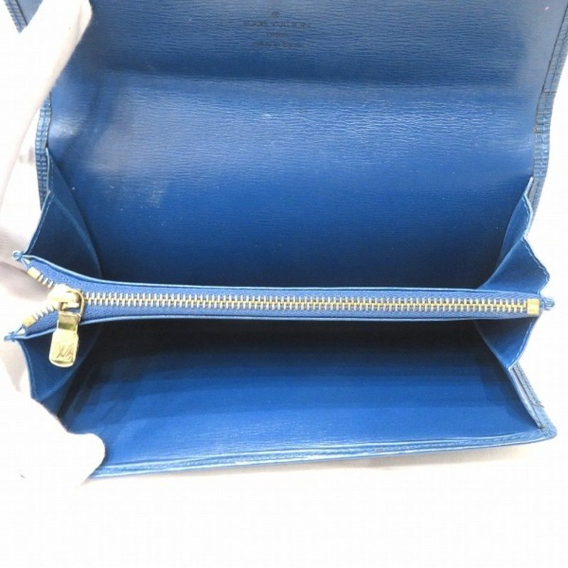 LOUIS VUITTON Epi Pochette Porto Mone Credit M63565 Long Wallet Bifold Unisex - Logoexplore - Image 6