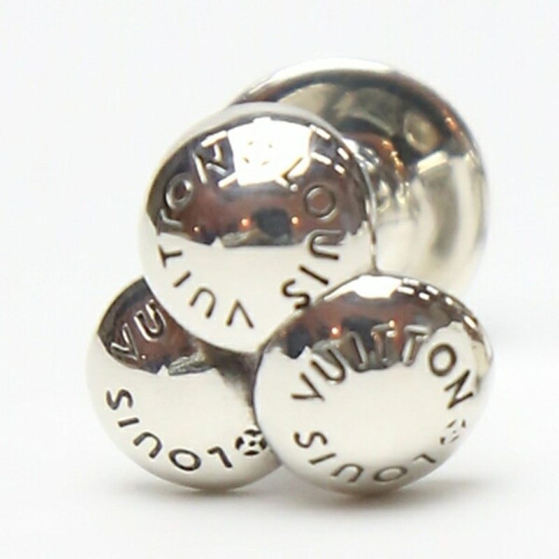 LOUIS VUITTON Bouton de Manchette Motif Bouquet Crew M30566  Silver Cufflinks LV - Logoexplore