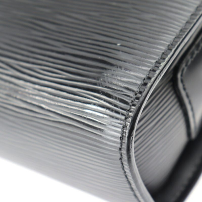 LOUIS VUITTON Epi Oche Second Bag M59362 Leather Noir Black Silver Dial Clutch Biton - Logoexplore - Image 5