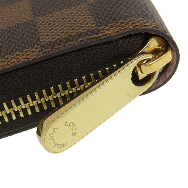 Louis Vuitton Damier Zippy Wallet Round Zipper Long Rose Ballerine N60046 - Logoexplore - Image 3