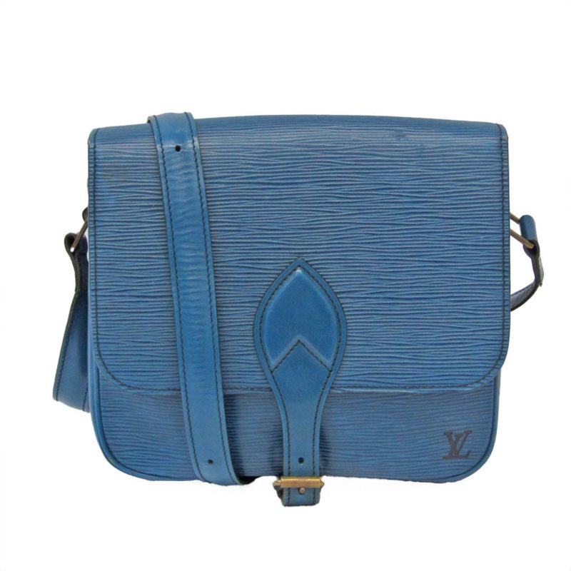 LOUIS VUITTON Epi Cartouchiere Women's Shoulder Bag Toledo Blue - Logoexplore