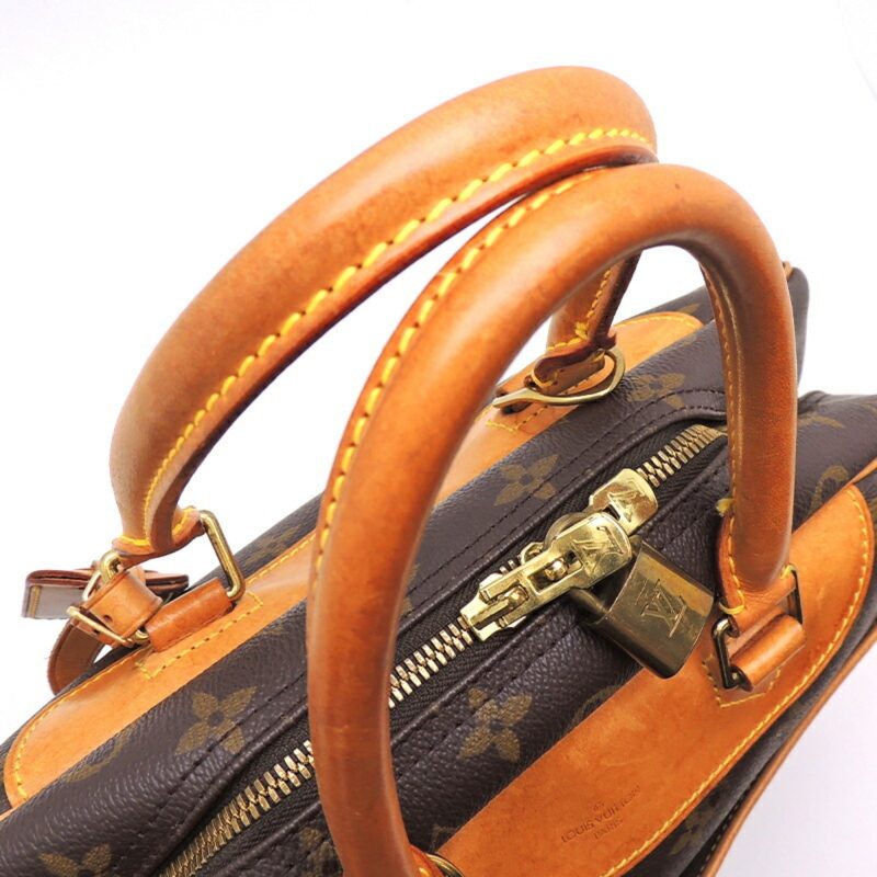 LOUIS VUITTON Deauville [Bowling Vanity] *No Key Women's Handbag M47270 Monogram [Brown] - Logoexplore - Image 5