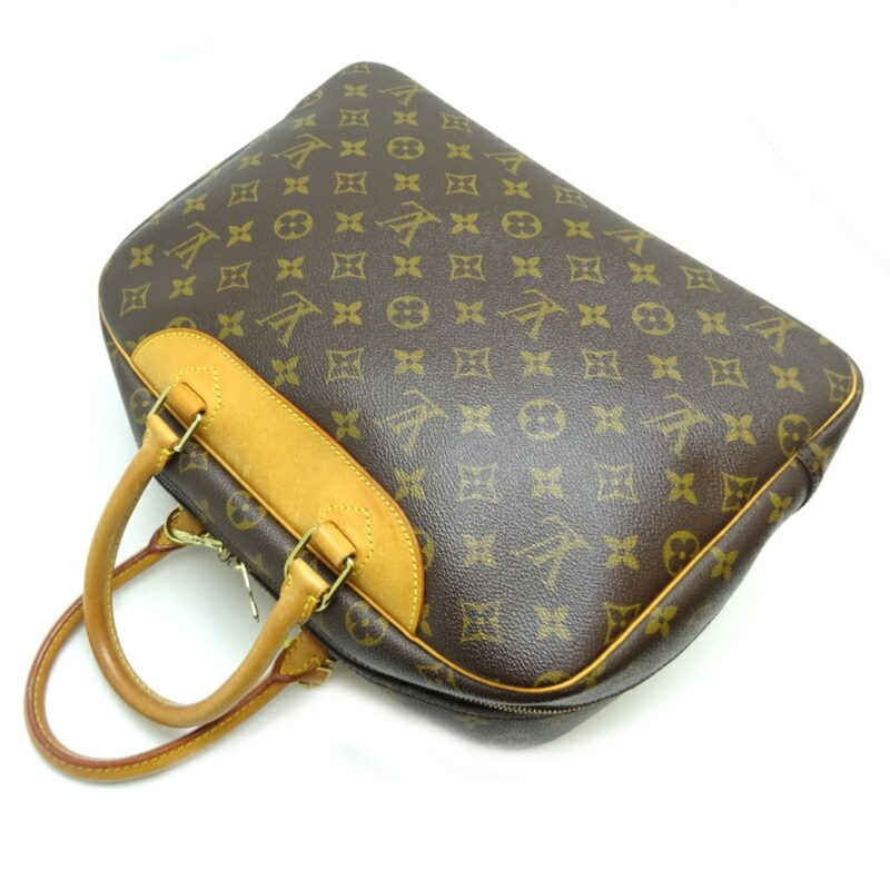 LOUIS VUITTON Deauville [Bowling Vanity] Women's Handbag M47270[] Monogram Ebene [Brown] - Logoexplore - Image 4