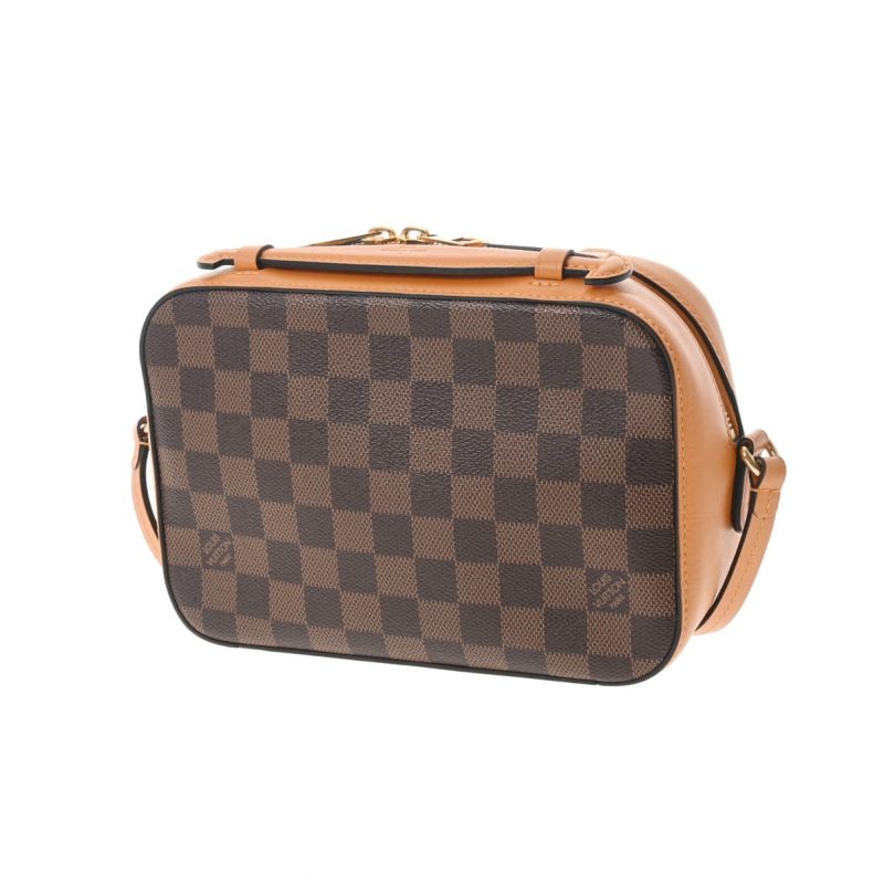 LOUIS VUITTON Damier Santa Monica Saffron N40178 Women's Canvas Shoulder Bag - Logoexplore - Image 2