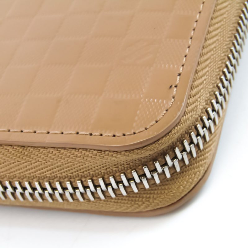 Louis Vuitton Damier Facet Zippy Wallet M94442 Unisex Leather Long Wallet (bi-fold) Beige - Logoexplore - Image 5