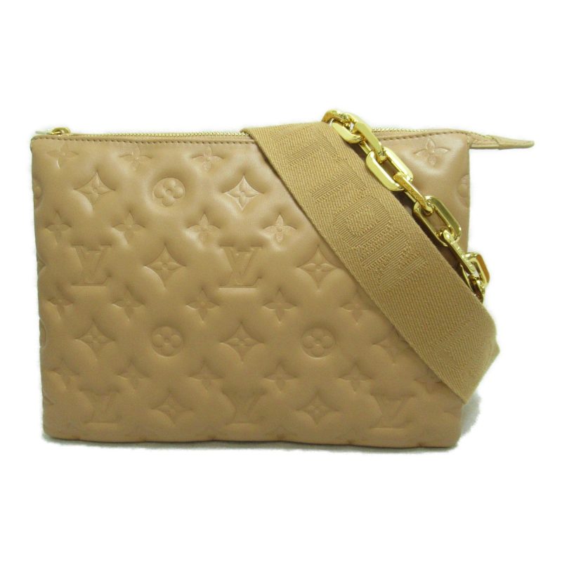 LOUIS VUITTON Coussin PM Shoulder Bag Beige Lamb leather leather M57791 - Logoexplore
