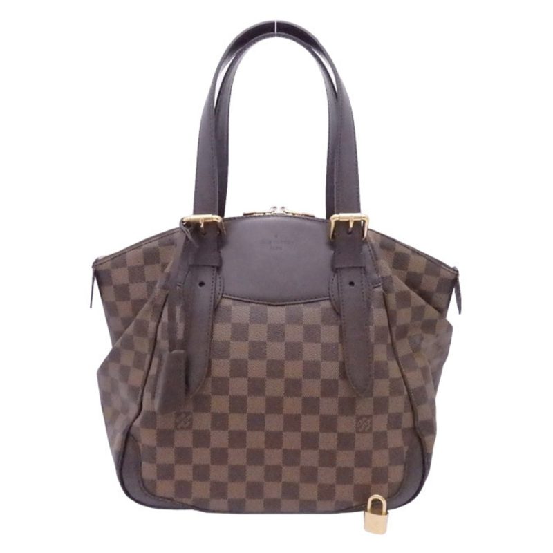 LOUIS VUITTON Handbag Damier Verona MM Canvas Brown Women's N41118 e54347i - Logoexplore