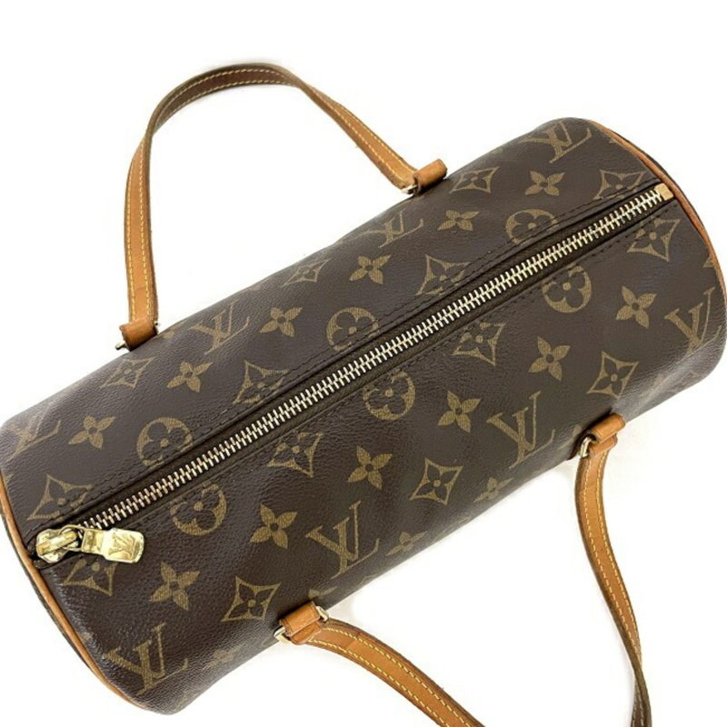 Louis Vuitton Boston Bag Papillon 26 Brown Monogram M51386 Canvas Leather DU0064 LOUIS VUITTON Handbag Women's Nume - Logoexplore - Image 4