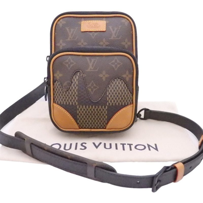 LOUIS VUITTON Crossbody Shoulder Bag Damier Giant Amazon Sling Brown Canvas x Monogram Men's N40379 - Logoexplore - Image 2