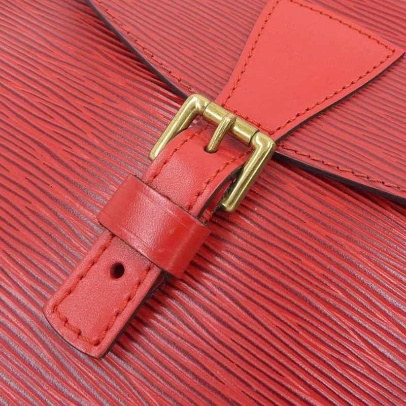 Louis Vuitton Epi Josephine Shoulder Bag Castilian Red M52157 Vintage Antique - Logoexplore - Image 6