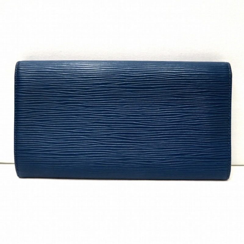 LOUIS VUITTON Epi Pochette Porto Mone Credit M63565 Long Wallet Bifold Unisex - Logoexplore - Image 8