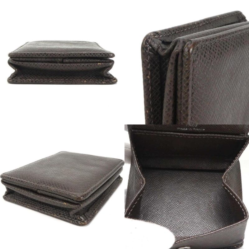 LOUIS VUITTON coin case taiga dark brown men's - Logoexplore - Image 4