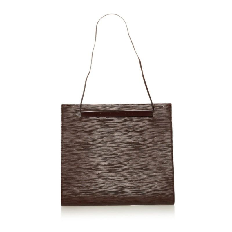 Louis Vuitton Epi Saint-Tropez Handbag Shoulder Bag M5246D Mocha Brown Leather Women's LOUIS VUITTON - Logoexplore