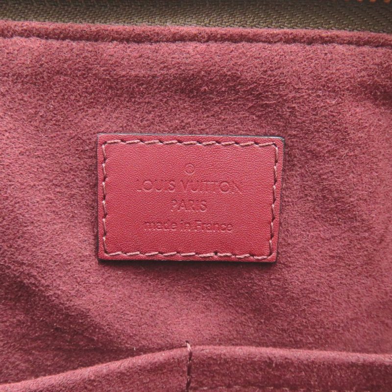 LOUIS VUITTON Flower zip tote MM Brown Red Bordeaux Monogram PVC coated canvas leather M44348 - Logoexplore - Image 7