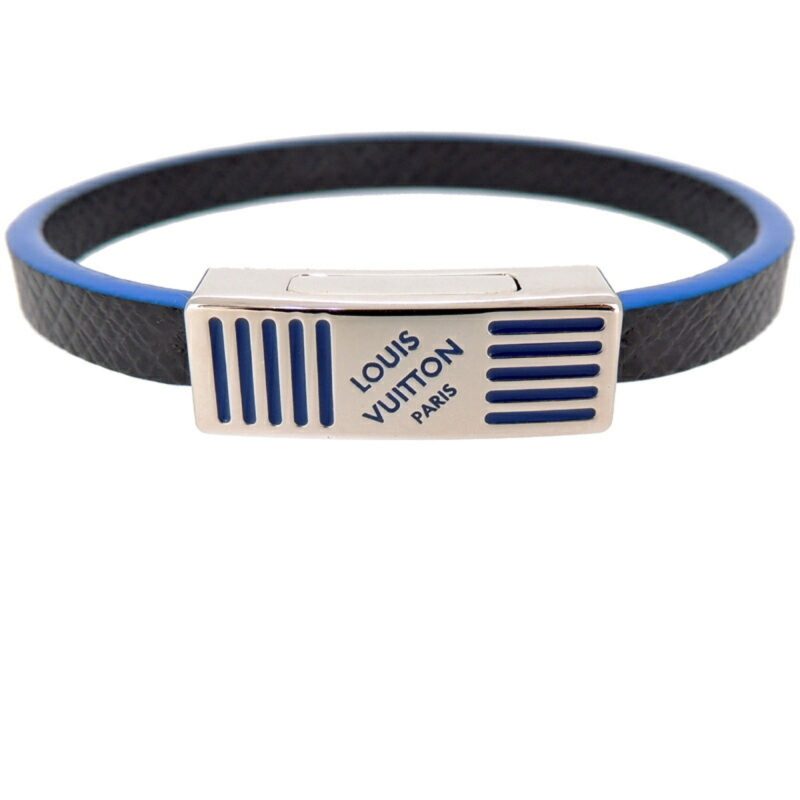 Louis Vuitton Edge It Women's Men's Bracelet M6594E Leather - Logoexplore - Image 3