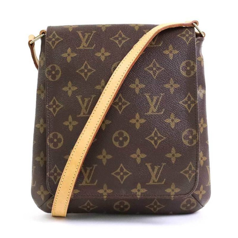 LOUIS VUITTON Diagonal Shoulder Bag Monogram Musette Salsa Long Canvas Brown Unisex M51387 - Logoexplore