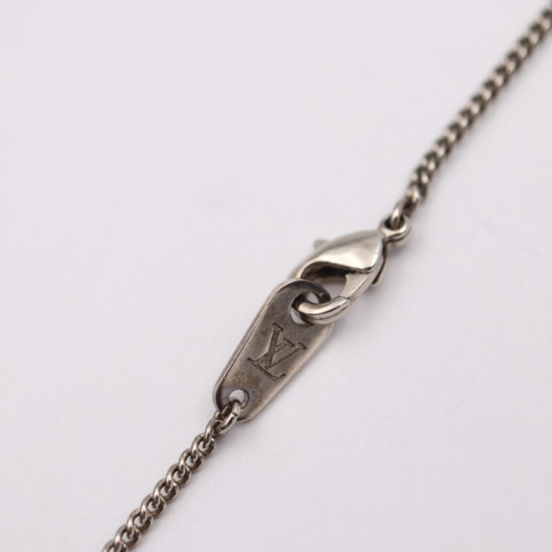 LOUIS VUITTON Collier Charm For Gentlemen Necklace MP2084 Metal Silver - Logoexplore - Image 3