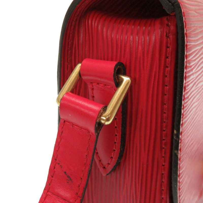 Louis Vuitton Epi Mini Saint-Cloud Castilian Red M52217 Shoulder Bag - Logoexplore - Image 7