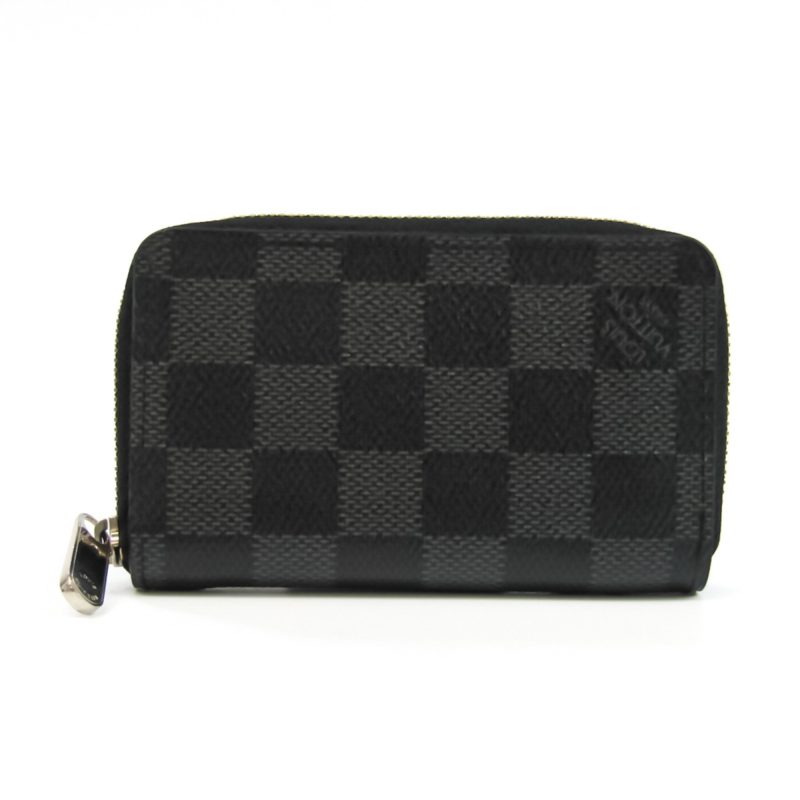 Louis Vuitton Damier Graphite Zippy Coin Purse N63076 Men's Damier Graphite Coin Purse/coin Case Damier Graphite - Logoexplore