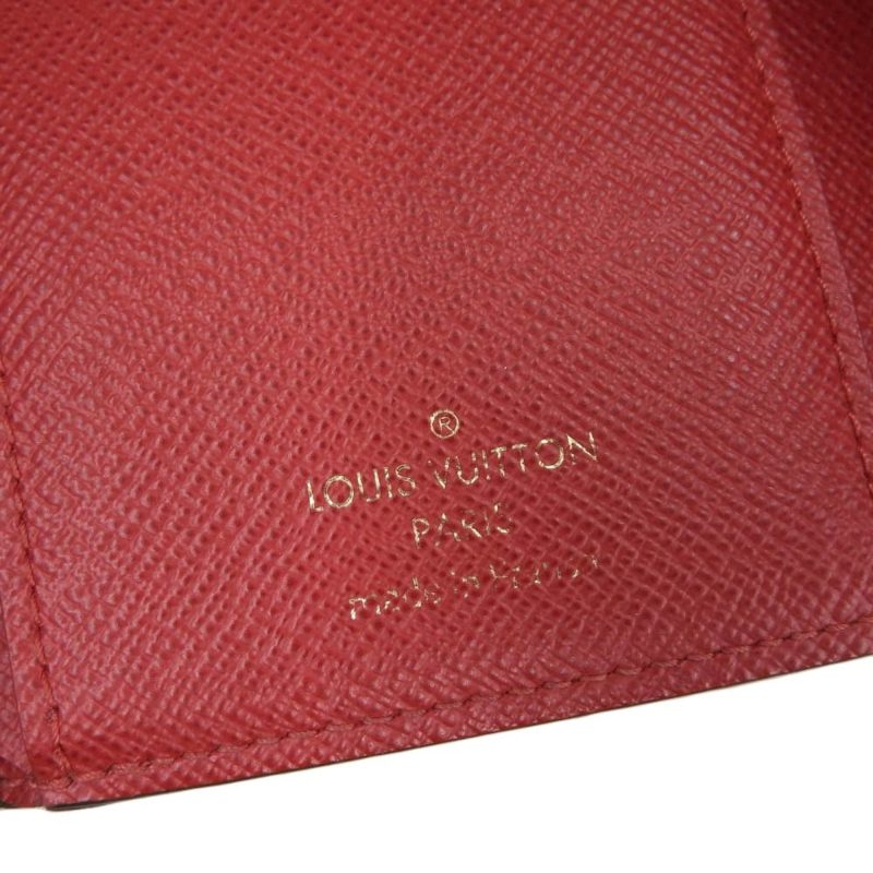 LOUIS VUITTON Damier Portefeuille Victorine Trifold Wallet Ebene N41659 - Logoexplore - Image 10